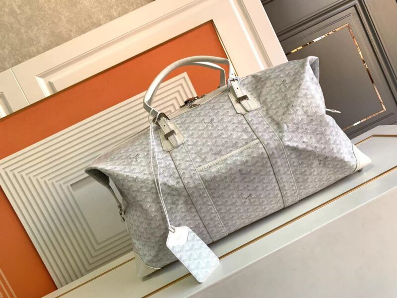 Replica Goyard Bowling 55 Bag White - Best Fake Designer Bags