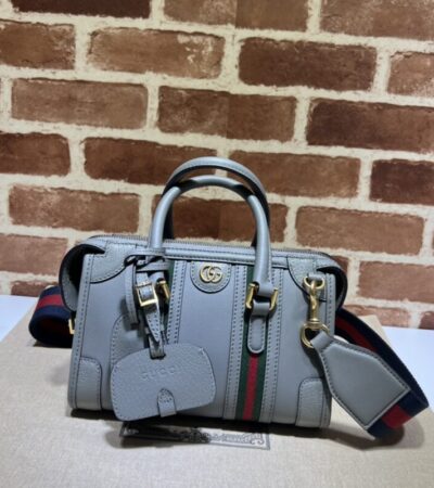 Replica Gucci Bauletto Top Handle Sky Blue - Best Fake Designer Bags