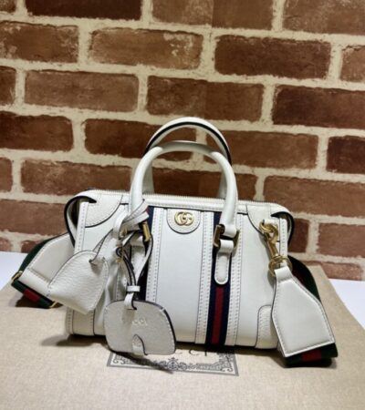 Replica Gucci Bauletto Top Handle White - Best Fake Designer Bags