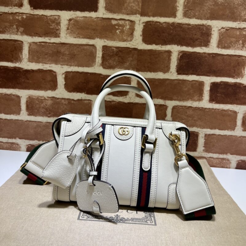 Replica Gucci Bauletto Top Handle White - Best Fake Designer Bags