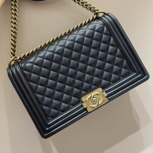 Replica CHANEL Le Boy Large Black - Best Fake Designer Bags