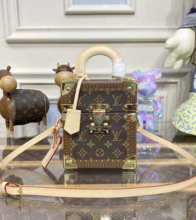 Replica Louis Vuitton Camera Box Brown Classic - Best Fake Designer Bags