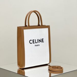 Replica Celine Triomphe Cabas Mini Tote White - Best Fake Designer Bags