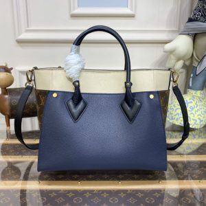 Replica Louis Vuitton On My Side Dark Blue - high-accuracy replica luxury purse