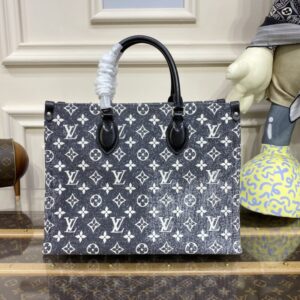 Replica LV OnTheGo Black Denim - Best Fake Designer Bags