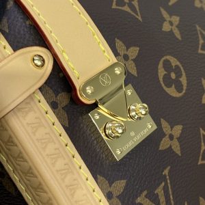 Replica Louis Vuitton Side Trunk Dark Brown - 1:1 designer replica handbag
