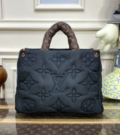 Replica LV OnTheGo Black Soft - Best Fake Designer Bags