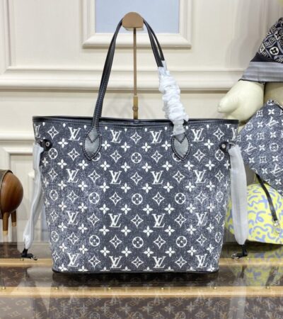 Replica Louis Vuitton Neverfull MM Denim - Best Fake Designer Bags