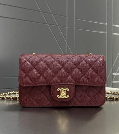 Replica CHANEL Classic Flap 20cm Burgundy - Best Fake Designer Bags