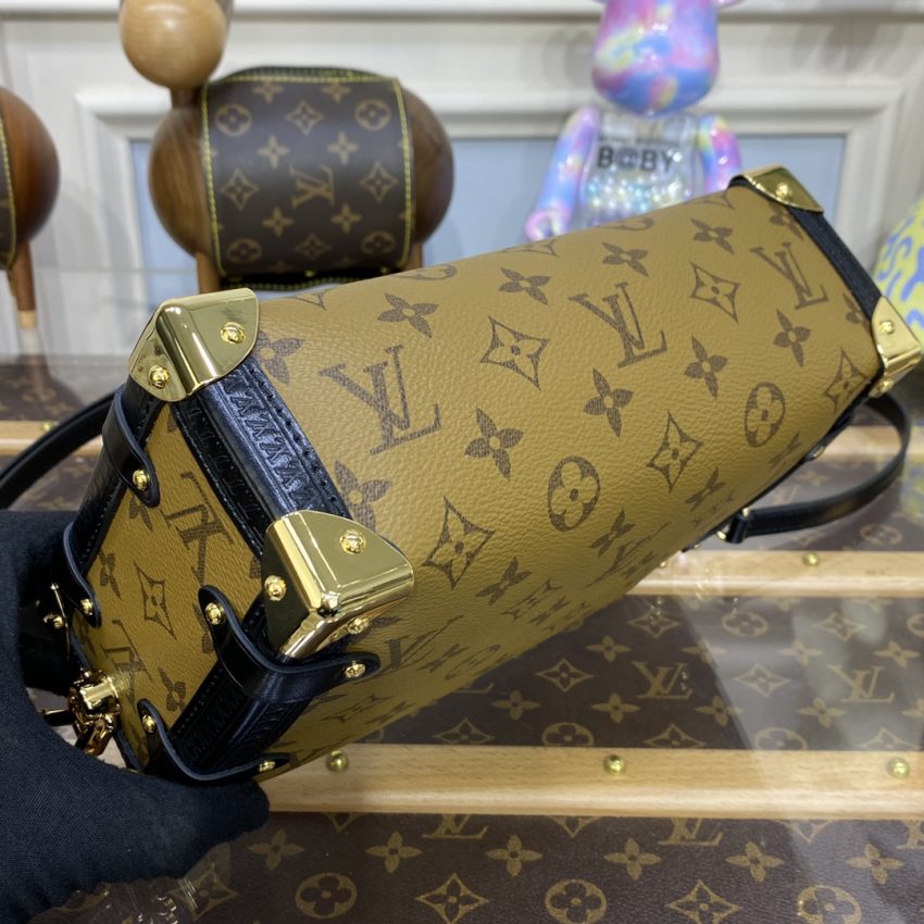 Replica Louis Vuitton Side Trunk Brown Canvas - high-end fake designer purse