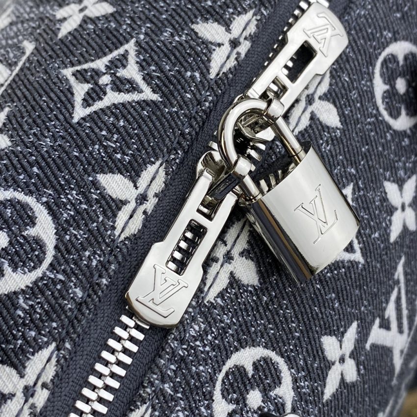 Replica Louis Vuitton Speedy Bandouliere 25 Denim Canvas - best quality luxury bag dupe