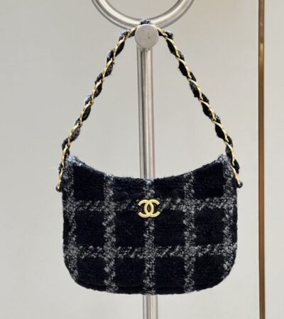 Replica CHANEL 22k Woolen Hobo - Best Fake Designer Bags