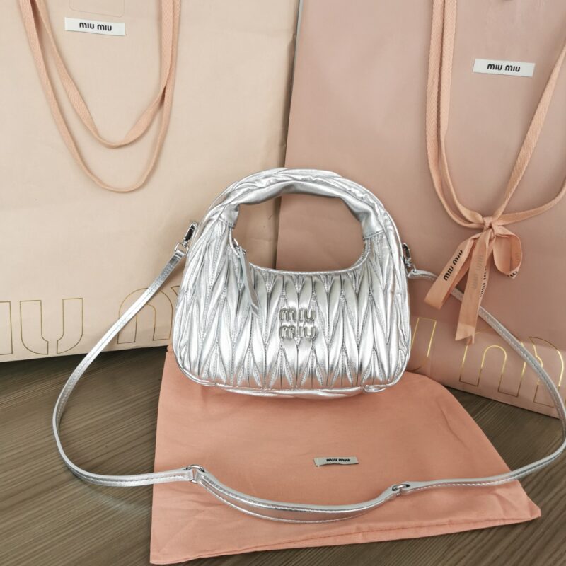 Replica Miu Miu Wander Silver - Best Fake Designer Bags