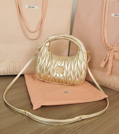 Replica Miu Miu Wander Gold - Best Fake Designer Bags