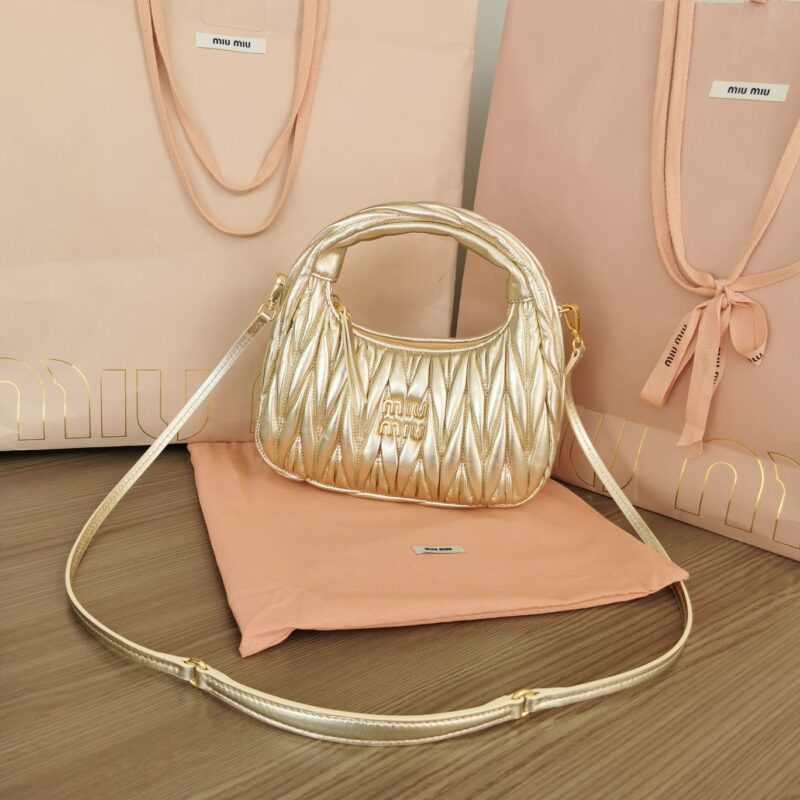 Replica Miu Miu Wander Gold - Best Fake Designer Bags