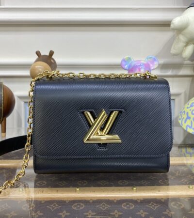 Replica Louis Vuitton Twist Black With Chain - Best Fake Designer Bags