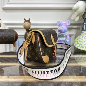 Replica Louis Vuitton Nano Diane Satchel Brown - near-authentic luxury replica handbag