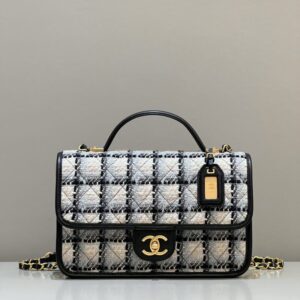 Replica CHANEL 22K Postman Woolen Tofu Bag - Best Fake Designer Bags