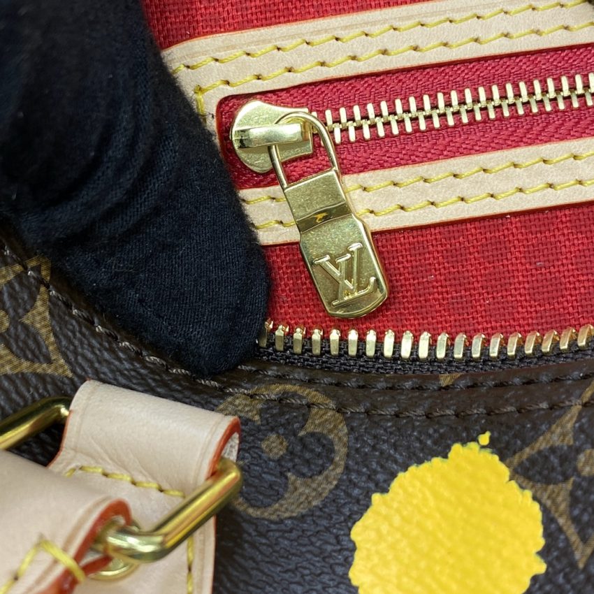 Replica Louis Vuitton Speedy Bandouliere 25 Yayoi Kusama - high-end fake designer purse