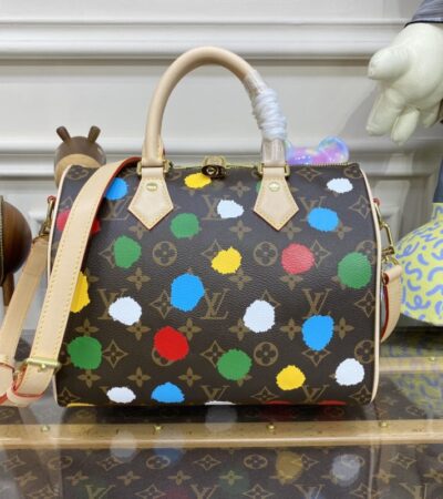 Replica Louis Vuitton Speedy  Bandouliere 25 Yayoi Kusama - Best Fake Designer Bags