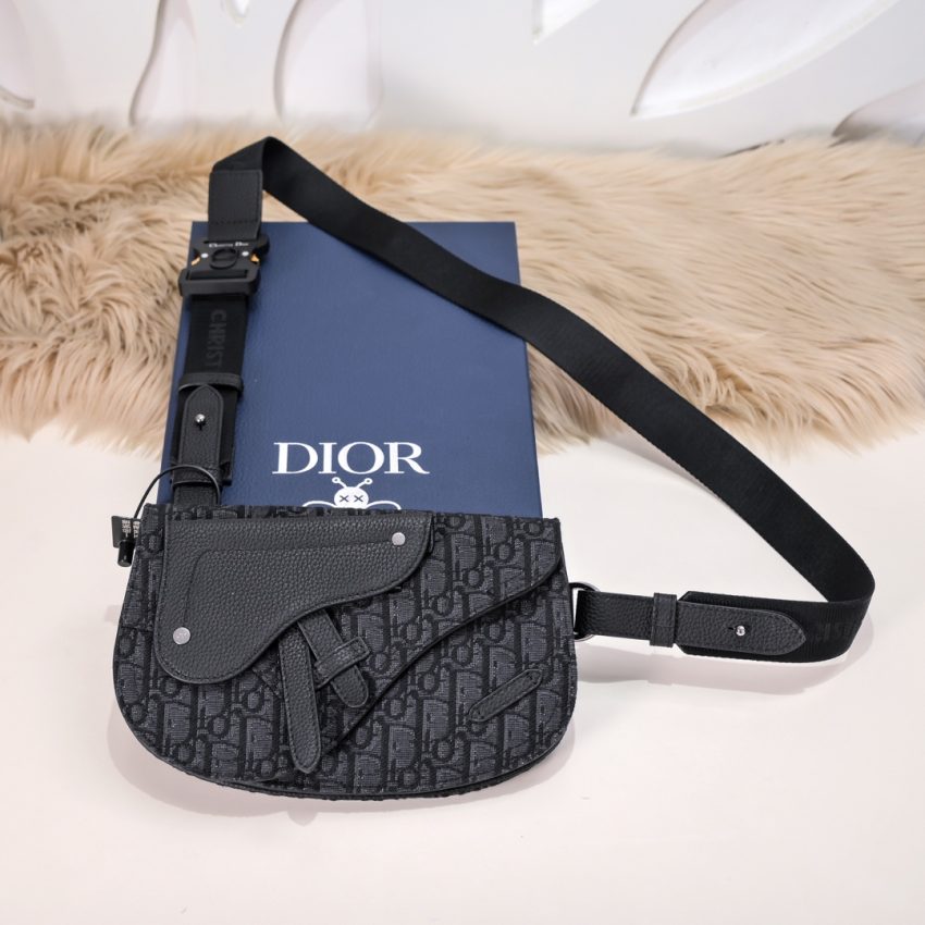 Replica Dior  Messenger Black Oblique - Best Fake Designer Bags