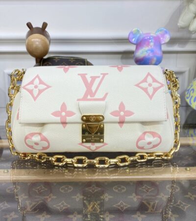 Replica Louis Vuitton Favorite Pink White - Best Fake Designer Bags