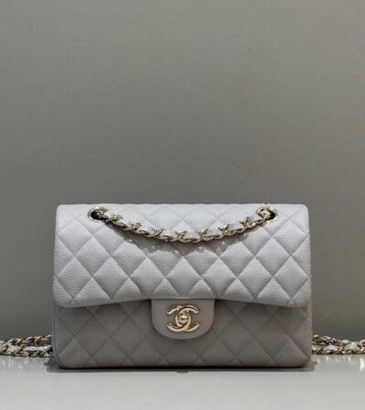 Replica CHANEL Classic Flap 23cm Gray - Best Fake Designer Bags