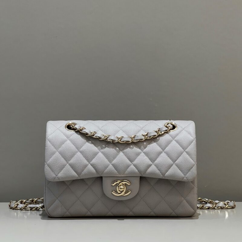 Replica CHANEL Classic Flap 23cm Gray - Best Fake Designer Bags