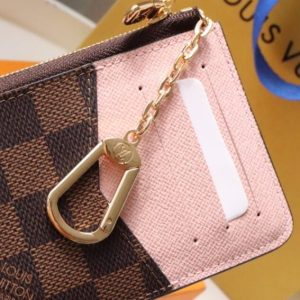 Replica Louis Vuitton Card Holder Recto Verso Grid Brown - elite superclone designer purse