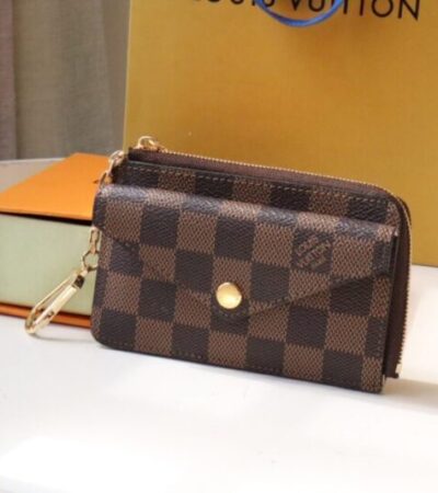 Replica Louis Vuitton Card Holder Recto Verso Grid Brown - Best Fake Designer Bags