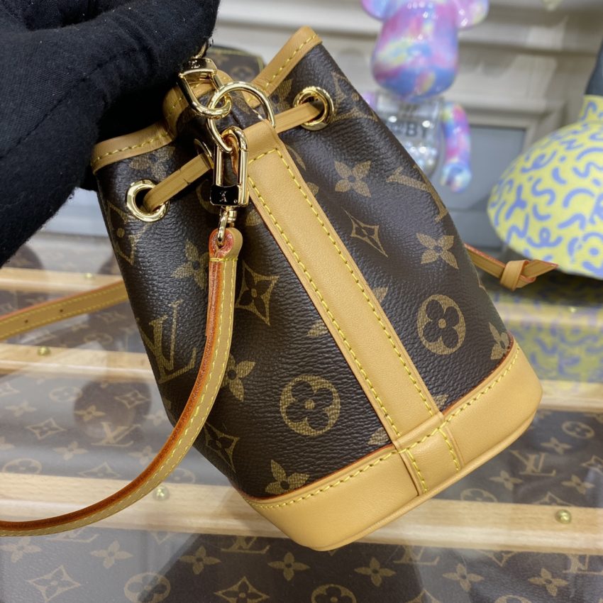 Replica Louis Vuitton Nano Noe Brown 5 Replica Louis Vuitton Nano Noe Brown - top-tier luxury replica shoulder bag