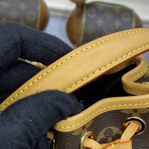 Replica Louis Vuitton Nano Noe Brown 9 Replica Louis Vuitton Nano Noe Brown - best quality luxury bag dupe