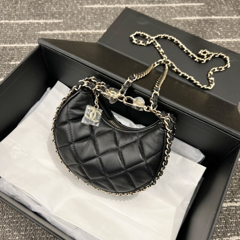 Replica CHANEL 23P Crescent Bag - Best Fake Designer Bags