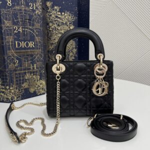 Replica Lady Dior Mini Black - Best Fake Designer Bags