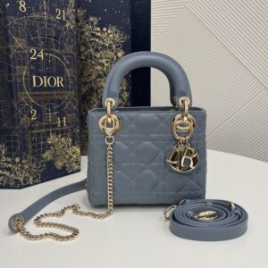 Replica Lady Dior Mini Blue - Best Fake Designer Bags