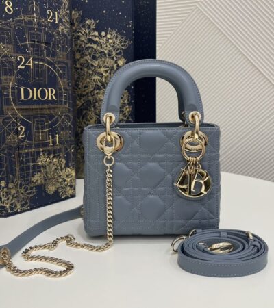 Replica Lady Dior Mini Blue - Best Fake Designer Bags