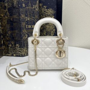 Replica Lady Dior Mini White - Best Fake Designer Bags