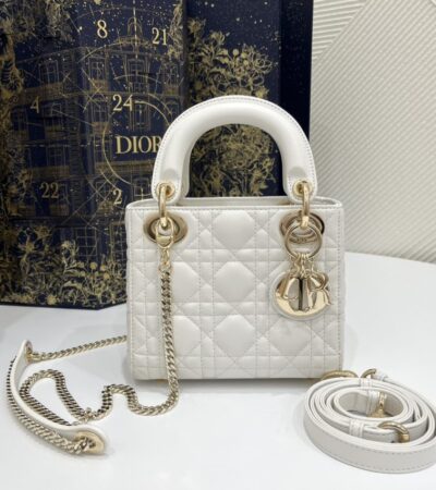 Replica Lady Dior Mini White - Best Fake Designer Bags
