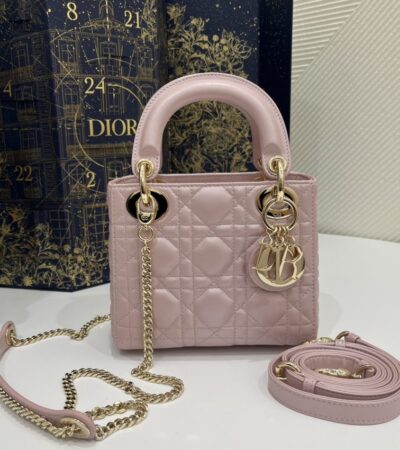 Replica Lady Dior Mini Pink - Best Fake Designer Bags