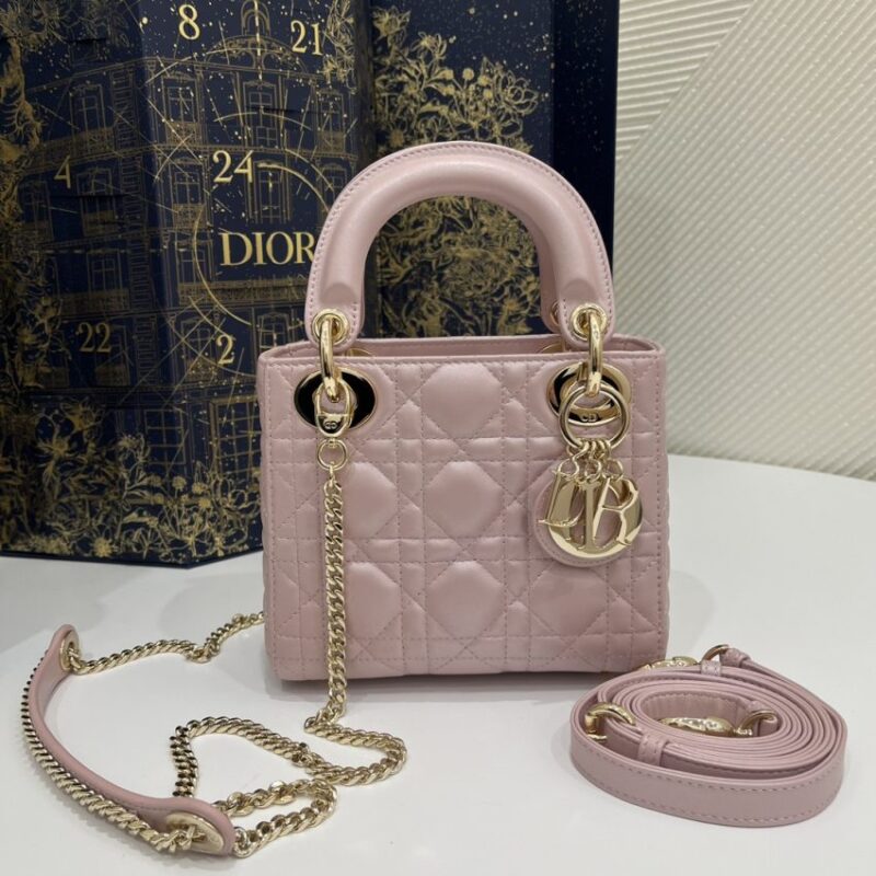 Replica Lady Dior Mini Pink - Best Fake Designer Bags