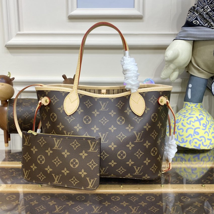 Replica Louis Vuitton Neverfull MM Brown Classic 3 Replica Louis Vuitton Neverfull MM Brown Classic - best quality luxury bag dupe