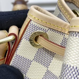 Replica Louis Vuitton Noe Bucket White Grid - high-accuracy replica luxury purse