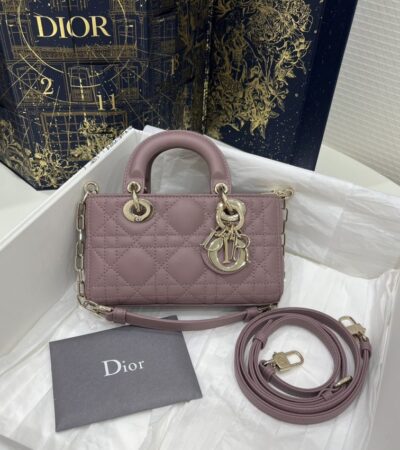 Replica Dior Lady D-Joy Mini Bag Purple - Best Fake Designer Bags