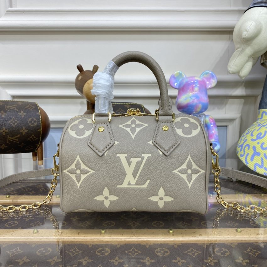 Replica Louis Vuitton Speedy Bandouliere 20 Milk Beige 3 Replica Louis Vuitton Speedy Bandouliere 20 Milk Beige - high-end fake designer purse