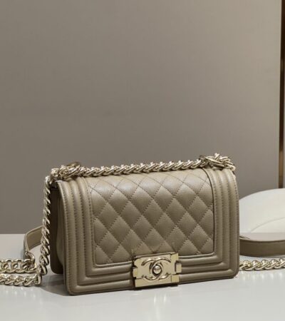 Replica CHANEL Le Boy Milk Tea - Best Fake Designer Bags