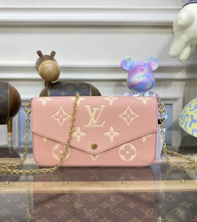 Replica Louis Vuitton Félicie Pochette Pink - Best Fake Designer Bags