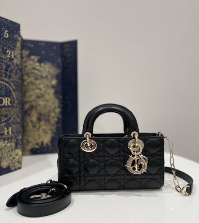 Replica Dior Lady D-Joy Bag Black - Best Fake Designer Bags