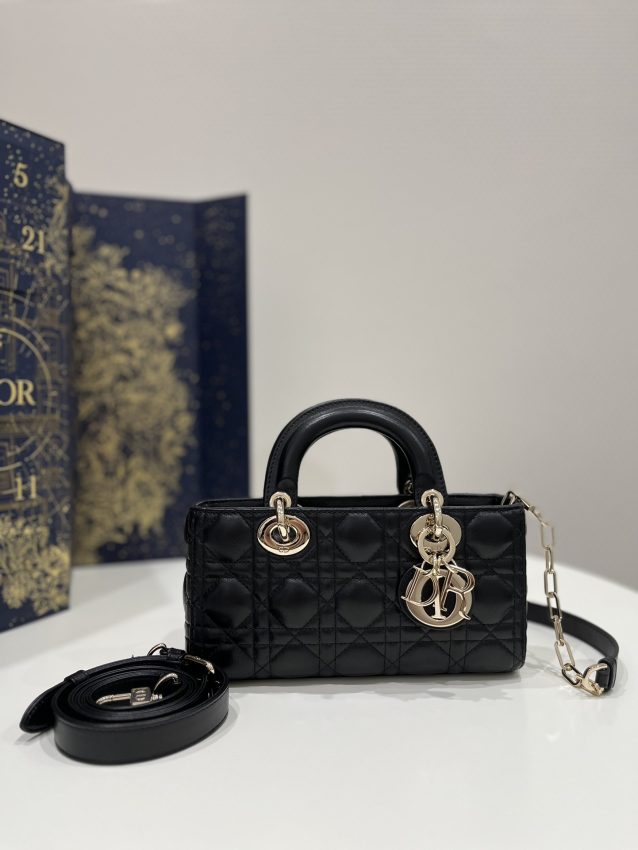 Replica Dior Lady D-Joy Bag Black - Best Fake Designer Bags