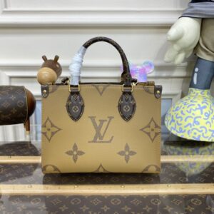 Replica LV OnTheGo PM Brown - Best Fake Designer Bags