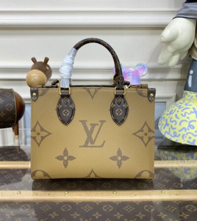 Replica LV OnTheGo PM Brown - Best Fake Designer Bags